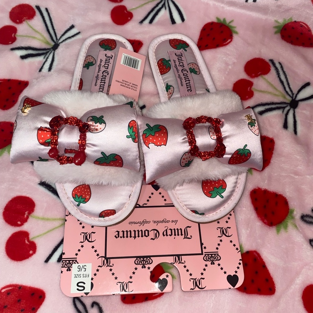 🍓🍓NWT🍓🍓Juicy Couture Pink and Red and Pink Bows